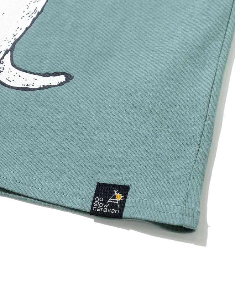 go slow caravan(ゴースローキャラバン) |KIDS USA/C バンジョー猫 TEE (KIDS)