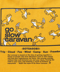 go slow caravan(ゴースローキャラバン) |KIDS USA/C  スクエアLOGOバックプリント TEE (KIDS)