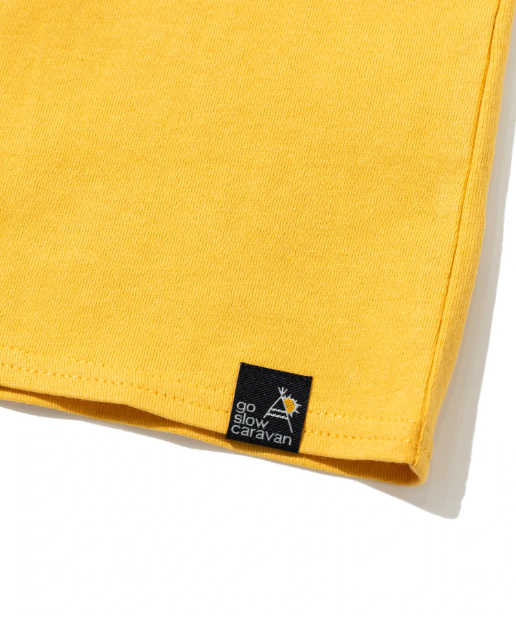 go slow caravan(ゴースローキャラバン) |KIDS USA/C  スクエアLOGOバックプリント TEE (KIDS)