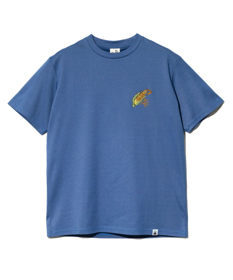 go slow caravan(ゴースローキャラバン) |PIECLEX とうもろこし刺繍 TEE (MENS)
