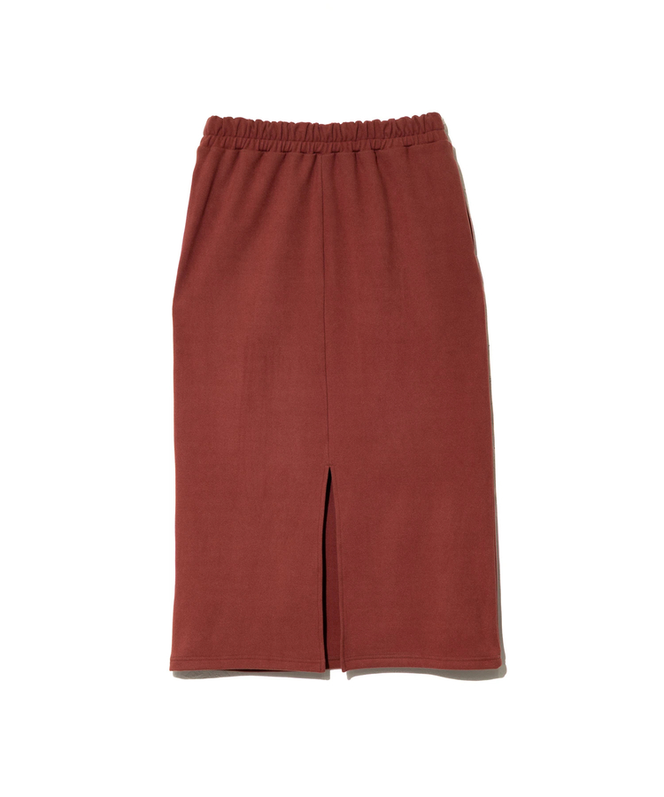 【gentil】赤スカート2993 GENTIL/ジャンティー 起毛スムースナロースカート (WOMENS