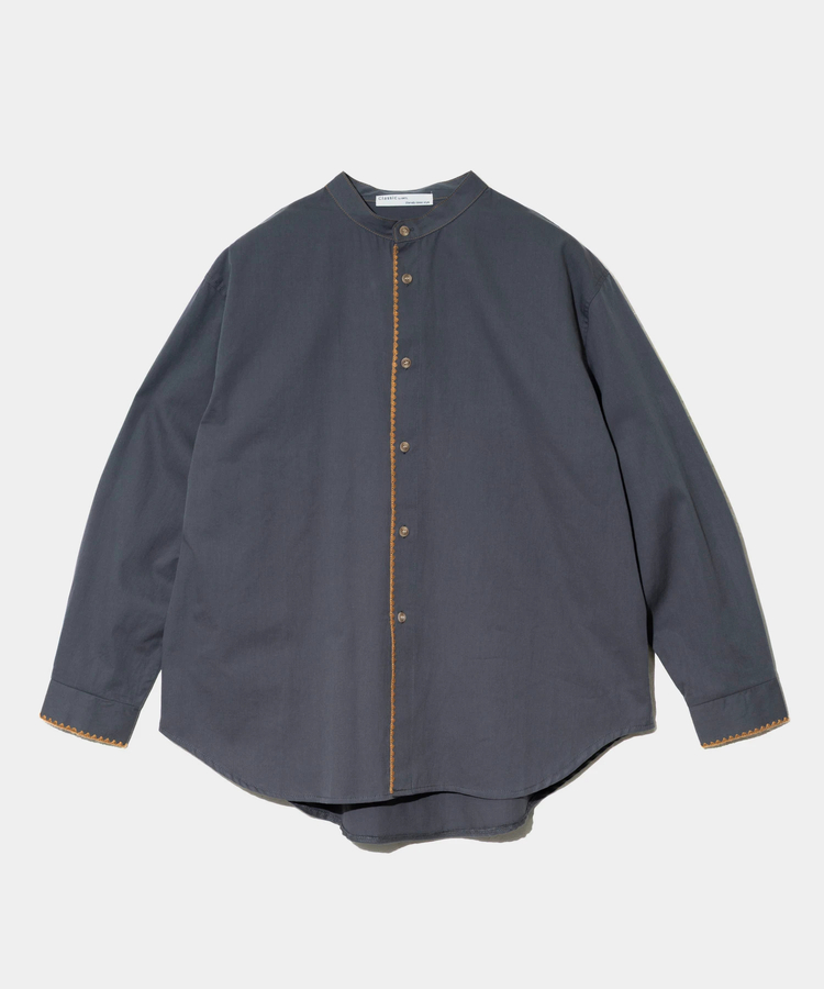 GENTIL/ジャンティー ブランケットステッチシャツ (WOMENS