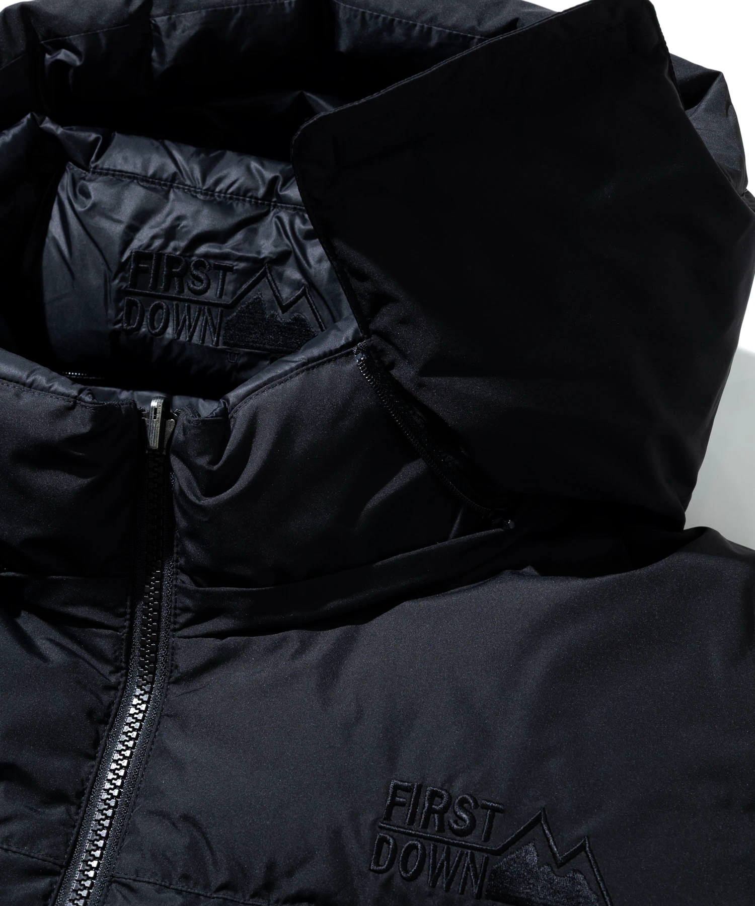 FIRST DOWN/ファーストダウン BUBBLE DOWN JKT HOOD SHORT SMU (MENS