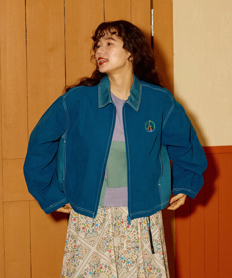 go slow caravan(ゴースローキャラバン) |キャンバスタックミドルコーチジャケット (WOMENS)