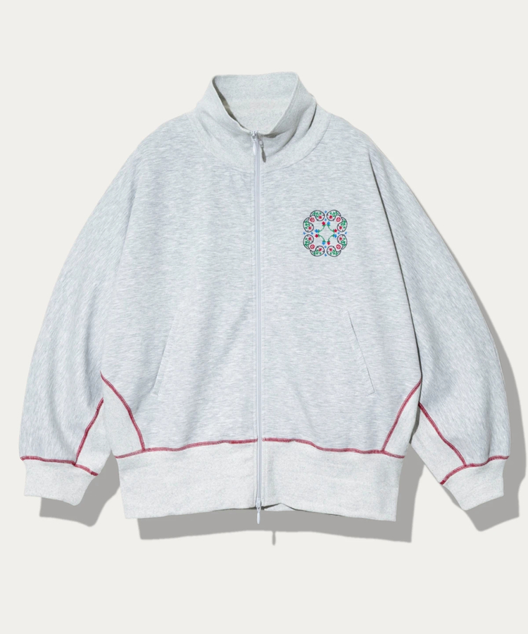 go slow caravan(ゴースローキャラバン) |ダンボールニット ドルマントラックジャケット (WOMENS)