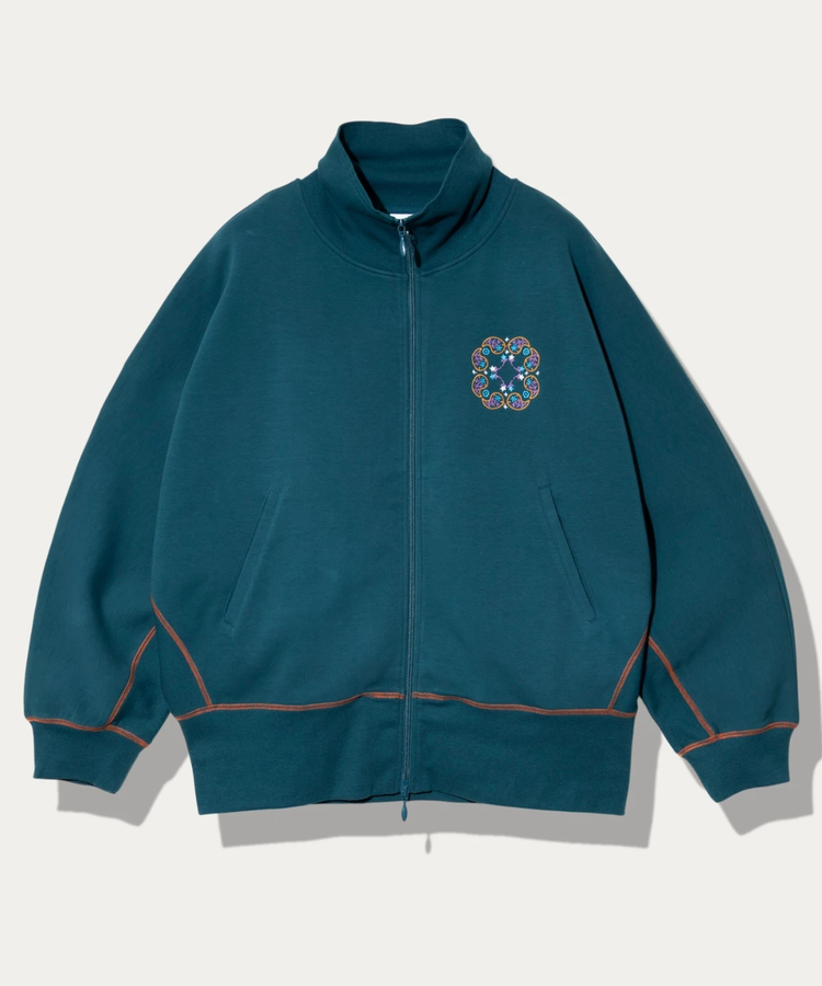 go slow caravan(ゴースローキャラバン) |ダンボールニット ドルマントラックジャケット (WOMENS)