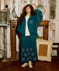 go slow caravan(ゴースローキャラバン) |ダンボールニット ドルマントラックジャケット (WOMENS)