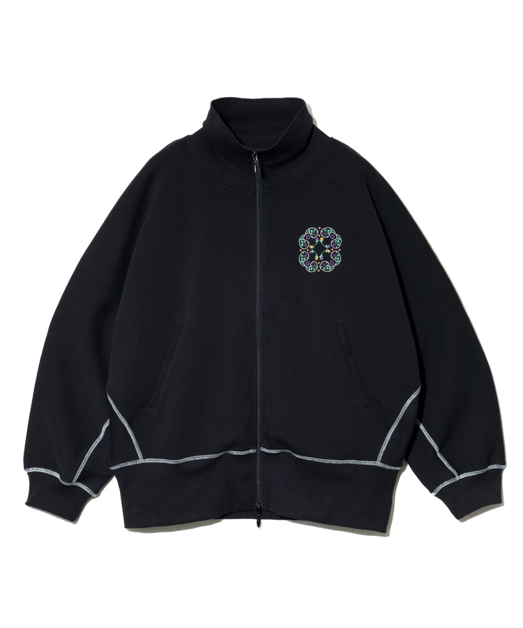 go slow caravan(ゴースローキャラバン) |ダンボールニット ドルマントラックジャケット (WOMENS)