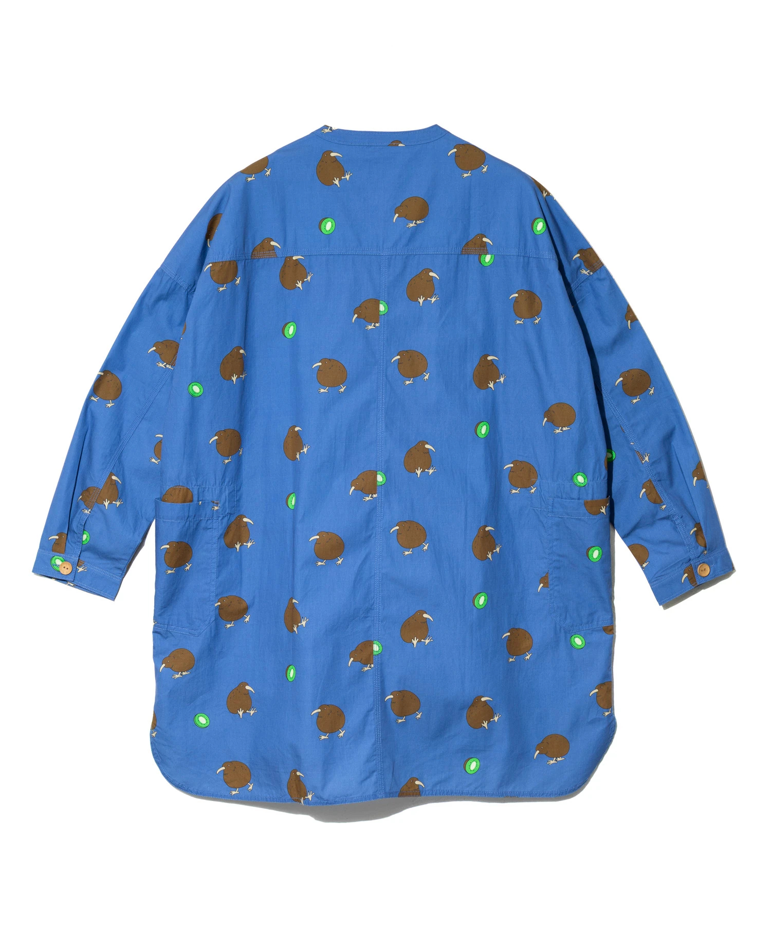 オリジナル総柄Pt ノーカラーシャツジャケット (WOMENS)｜ファッション 
