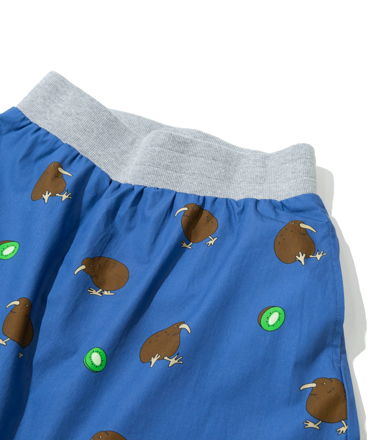 go slow caravan(ゴースローキャラバン) |オリジナル総柄Pt ウエストリブフレアスカート (WOMENS)