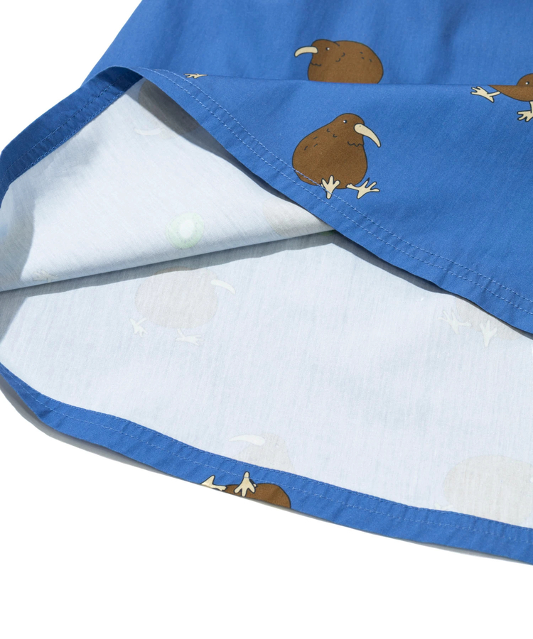 go slow caravan(ゴースローキャラバン) |オリジナル総柄Pt ウエストリブフレアスカート (WOMENS)