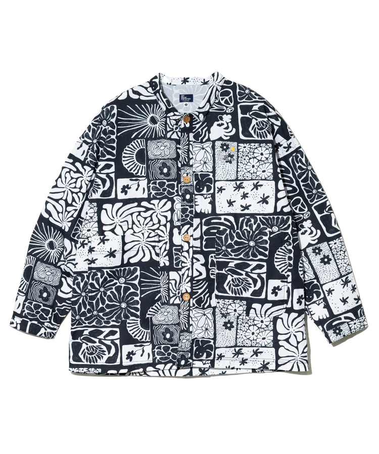 go slow caravan(ゴースローキャラバン) |オリジナル総柄Pt シャツジャケット (WOMENS)