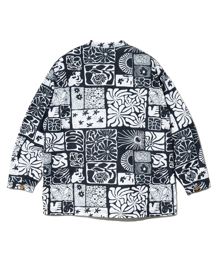 go slow caravan(ゴースローキャラバン) |オリジナル総柄Pt シャツジャケット (WOMENS)