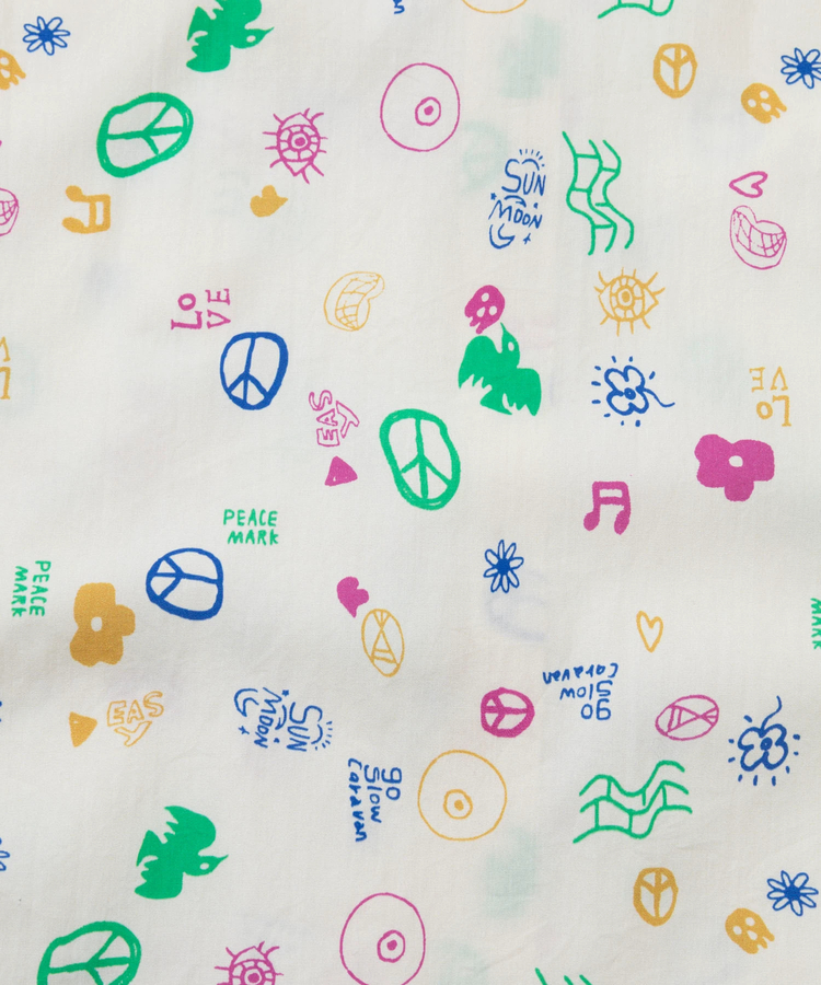 go slow caravan(ゴースローキャラバン) |オリジナル総柄Pt シャツジャケット (WOMENS)