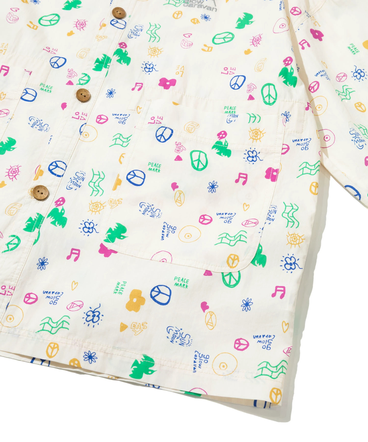 go slow caravan(ゴースローキャラバン) |オリジナル総柄Pt シャツジャケット (WOMENS)