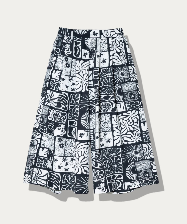 go slow caravan(ゴースローキャラバン) |オリジナル総柄Pt イージーワイドパンツ (WOMENS)