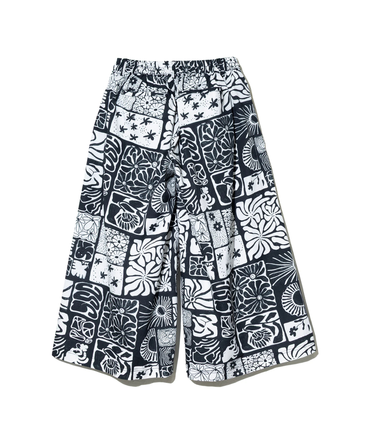 go slow caravan(ゴースローキャラバン) |オリジナル総柄Pt イージーワイドパンツ (WOMENS)