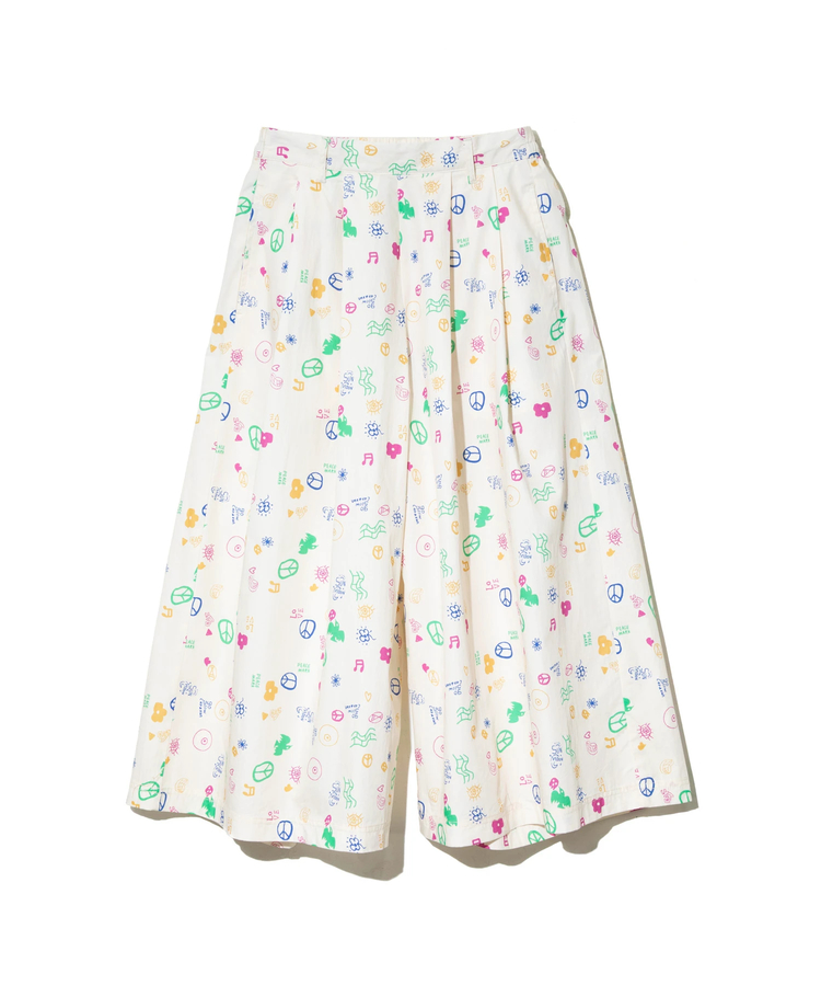 go slow caravan(ゴースローキャラバン) |オリジナル総柄Pt イージーワイドパンツ (WOMENS)