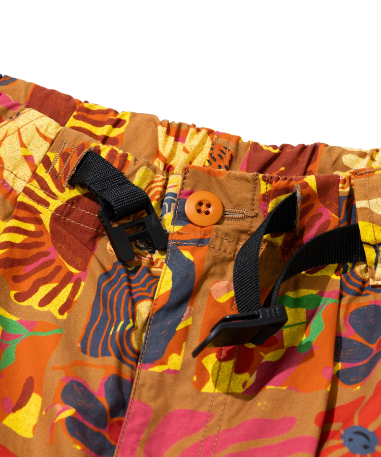 go slow caravan(ゴースローキャラバン) |タイプライター総柄プリントワイドパンツ (WOMENS)