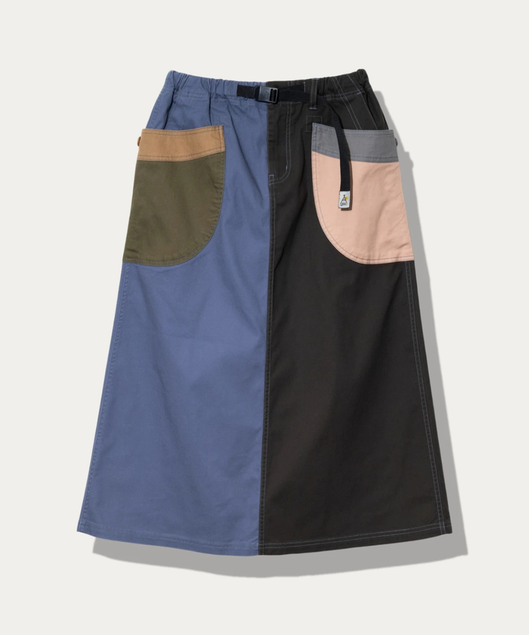 go slow caravan(ゴースローキャラバン) |ストレッチオックスクレイジー脇ポケスカート (WOMENS)