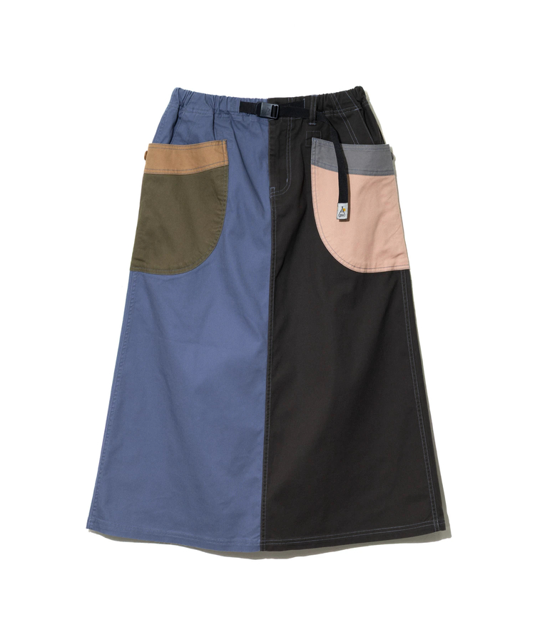 go slow caravan(ゴースローキャラバン) |ストレッチオックスクレイジー脇ポケスカート (WOMENS)