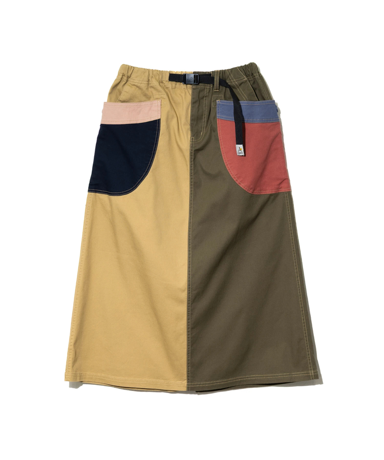 go slow caravan(ゴースローキャラバン) |ストレッチオックスクレイジー脇ポケスカート (WOMENS)