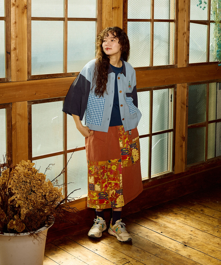 go slow caravan(ゴースローキャラバン) |C/R ミドルスリーブシャツ (WOMENS)