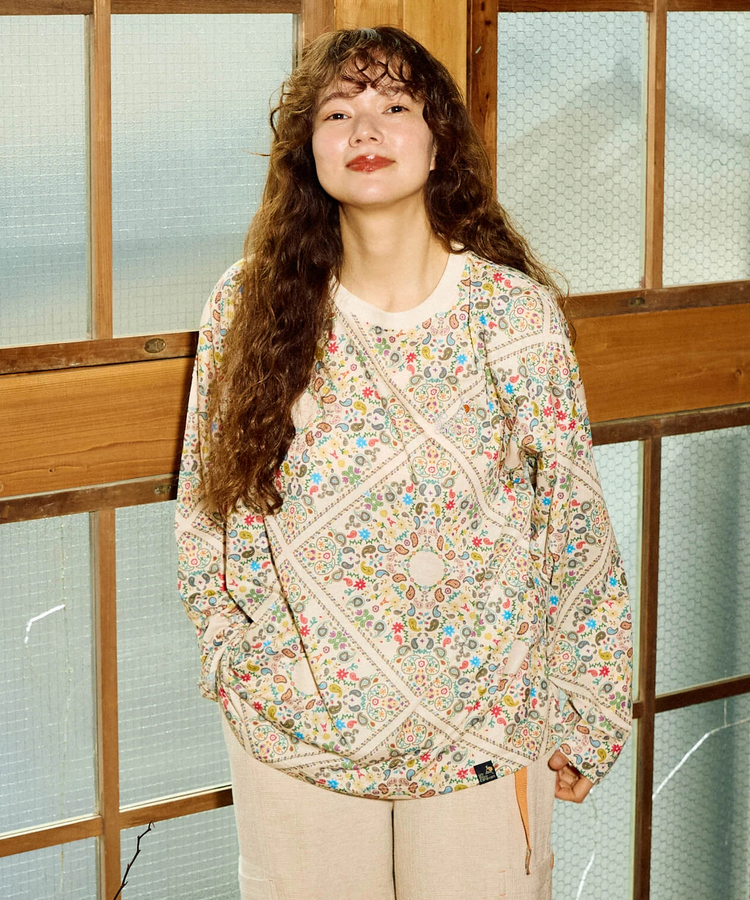 go slow caravan(ゴースローキャラバン) |ガラガラロングスリーブTEE (WOMENS)