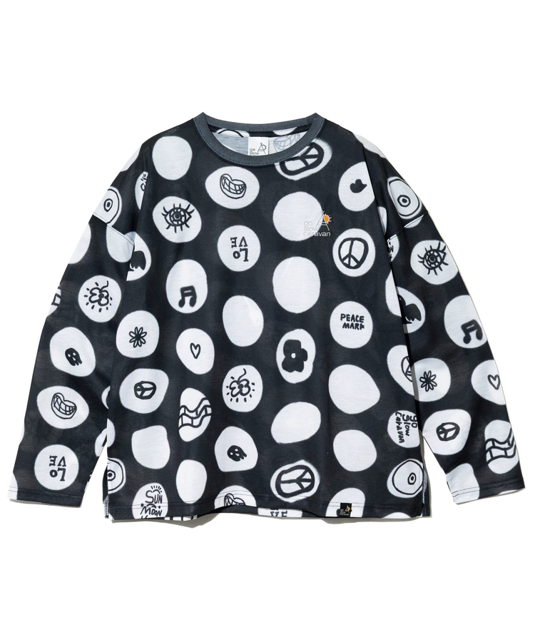 go slow caravan(ゴースローキャラバン) |ガラガラロングスリーブTEE (WOMENS)
