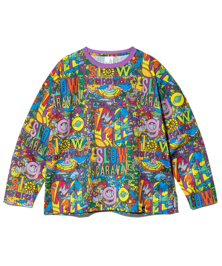 go slow caravan(ゴースローキャラバン) |ガラガラロングスリーブTEE (WOMENS)