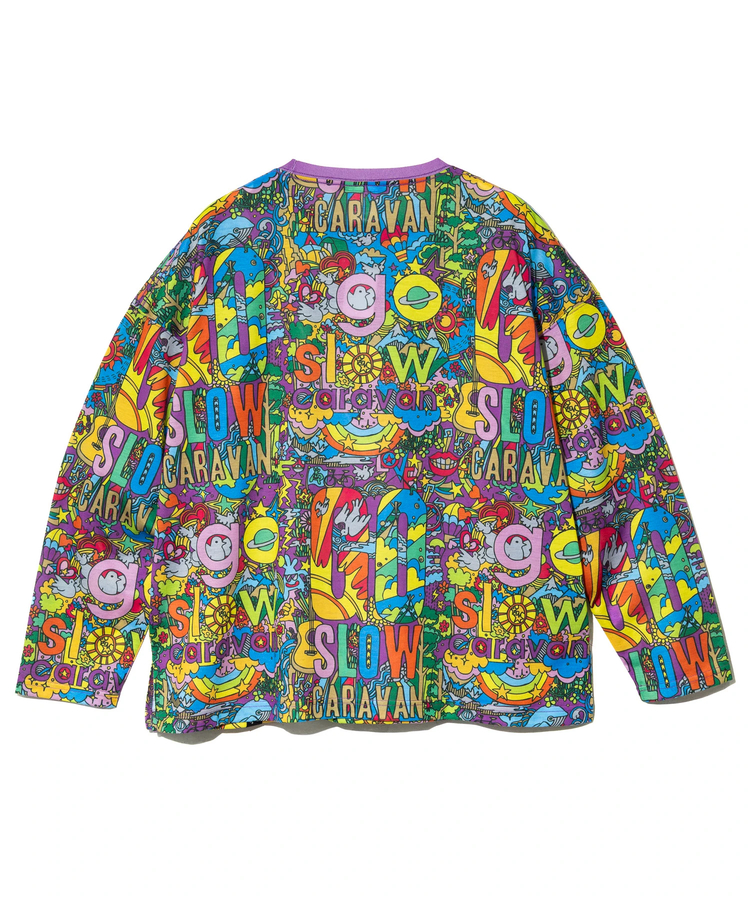 go slow caravan(ゴースローキャラバン) |ガラガラロングスリーブTEE (WOMENS)