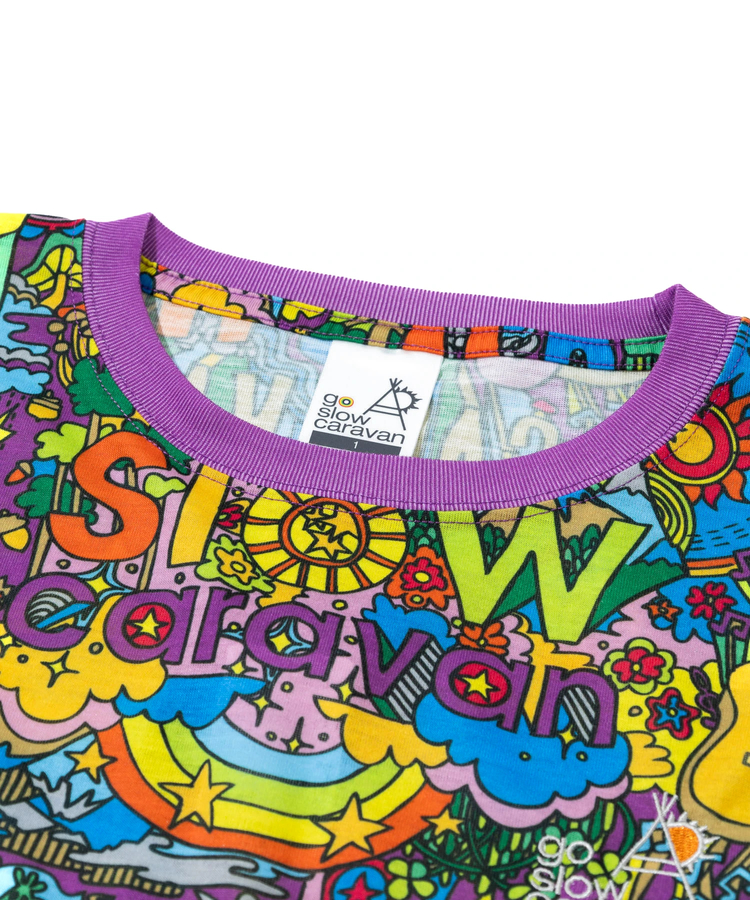 go slow caravan(ゴースローキャラバン) |ガラガラロングスリーブTEE (WOMENS)