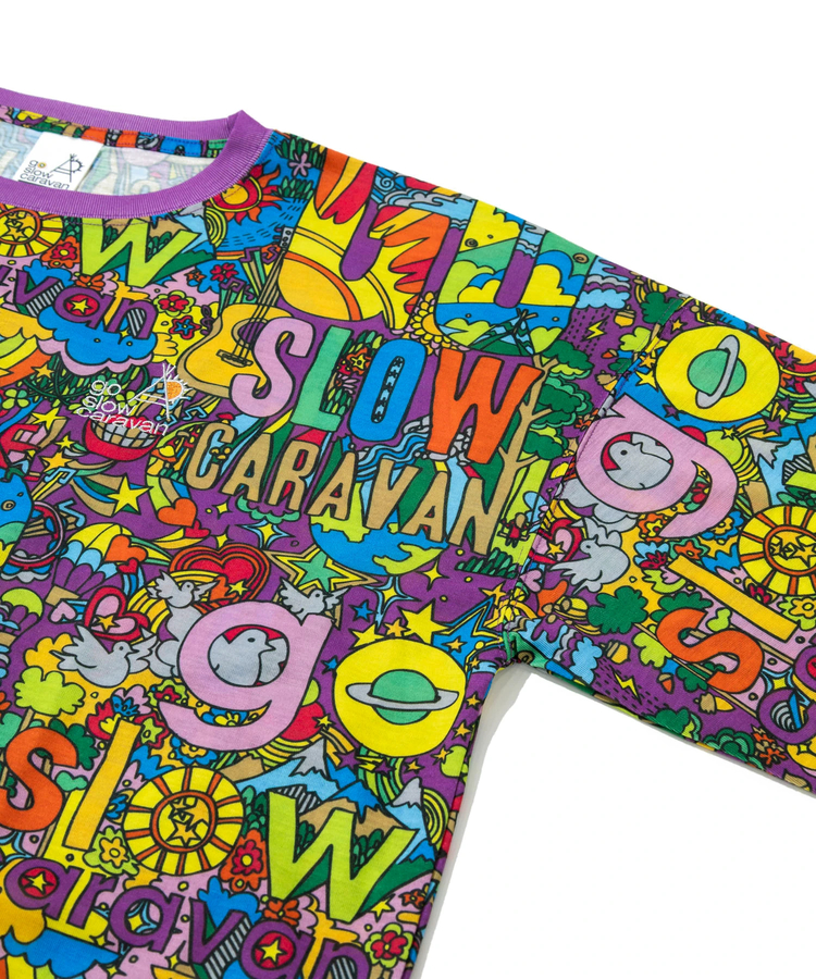 go slow caravan(ゴースローキャラバン) |ガラガラロングスリーブTEE (WOMENS)