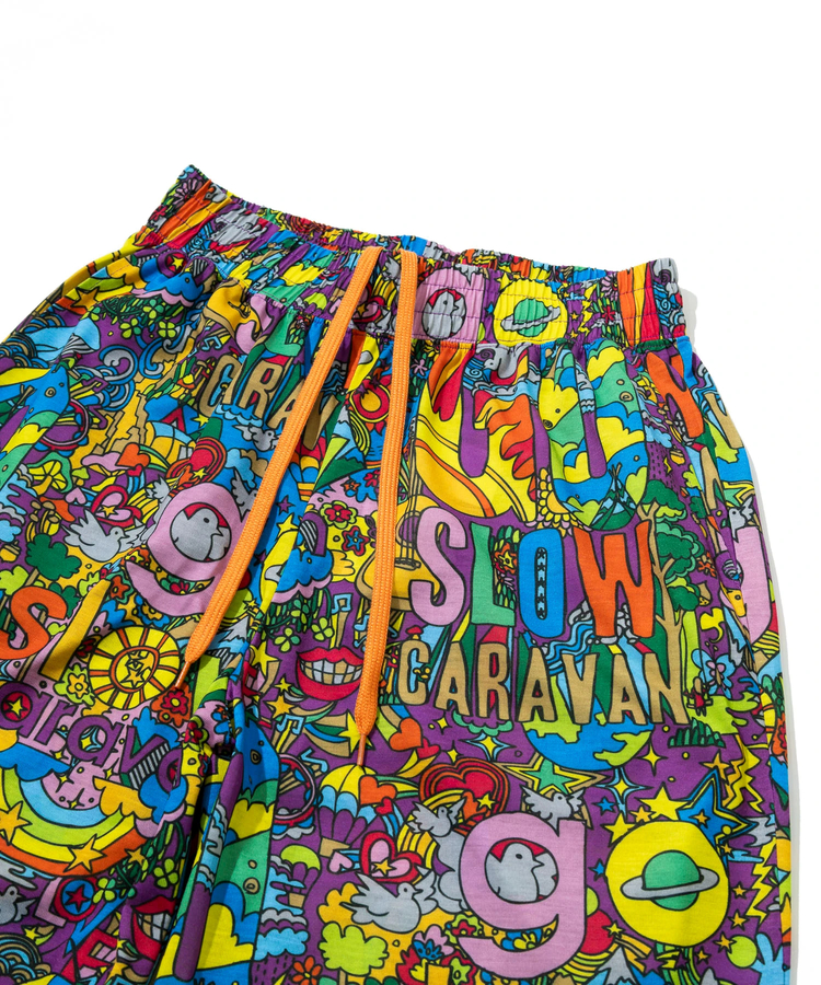 go slow caravan(ゴースローキャラバン) |ガラガライージーワイドパンツ (WOMENS)