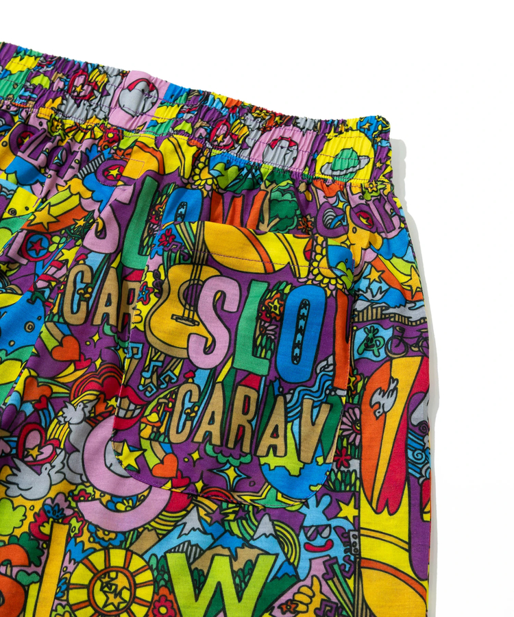 go slow caravan(ゴースローキャラバン) |ガラガライージーワイドパンツ (WOMENS)