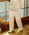 go slow caravan(ゴースローキャラバン) |C/L/R カラーステッチサイドポケットパンツ (WOMENS)