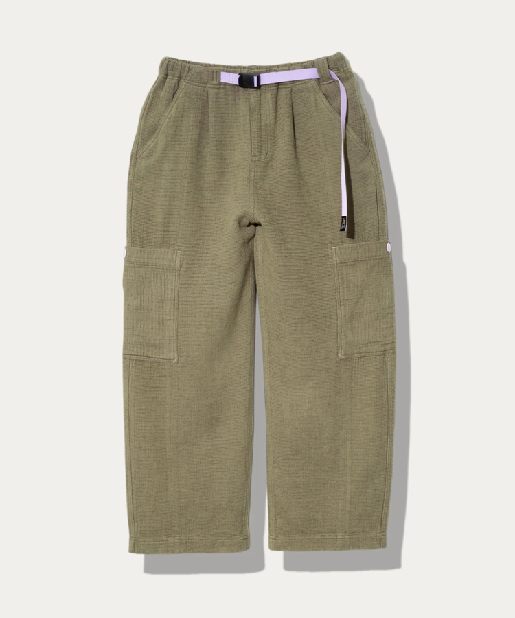 go slow caravan(ゴースローキャラバン) |C/L/R カラーステッチサイドポケットパンツ (WOMENS)