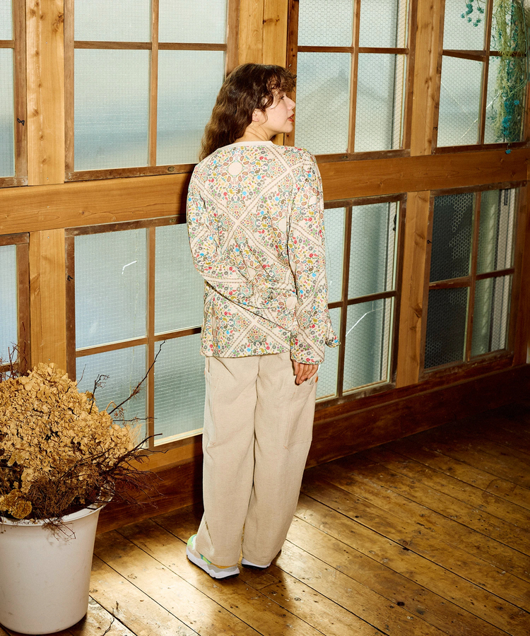 go slow caravan(ゴースローキャラバン) |C/L/R カラーステッチサイドポケットパンツ (WOMENS)