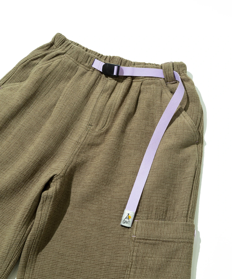 go slow caravan(ゴースローキャラバン) |C/L/R カラーステッチサイドポケットパンツ (WOMENS)