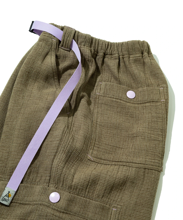 go slow caravan(ゴースローキャラバン) |C/L/R カラーステッチサイドポケットパンツ (WOMENS)