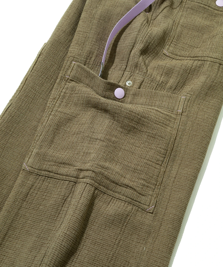 go slow caravan(ゴースローキャラバン) |C/L/R カラーステッチサイドポケットパンツ (WOMENS)