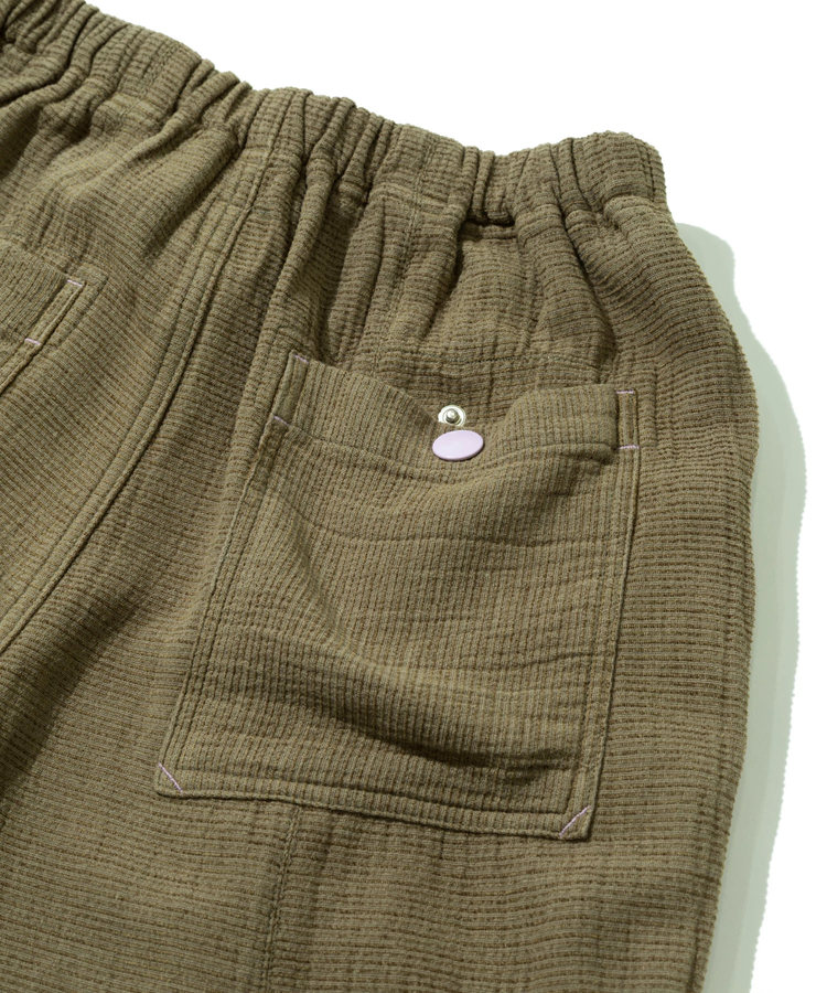 go slow caravan(ゴースローキャラバン) |C/L/R カラーステッチサイドポケットパンツ (WOMENS)