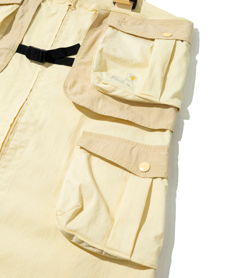 go slow caravan(ゴースローキャラバン) |C/N ベストレイヤードワンピース (WOMENS)