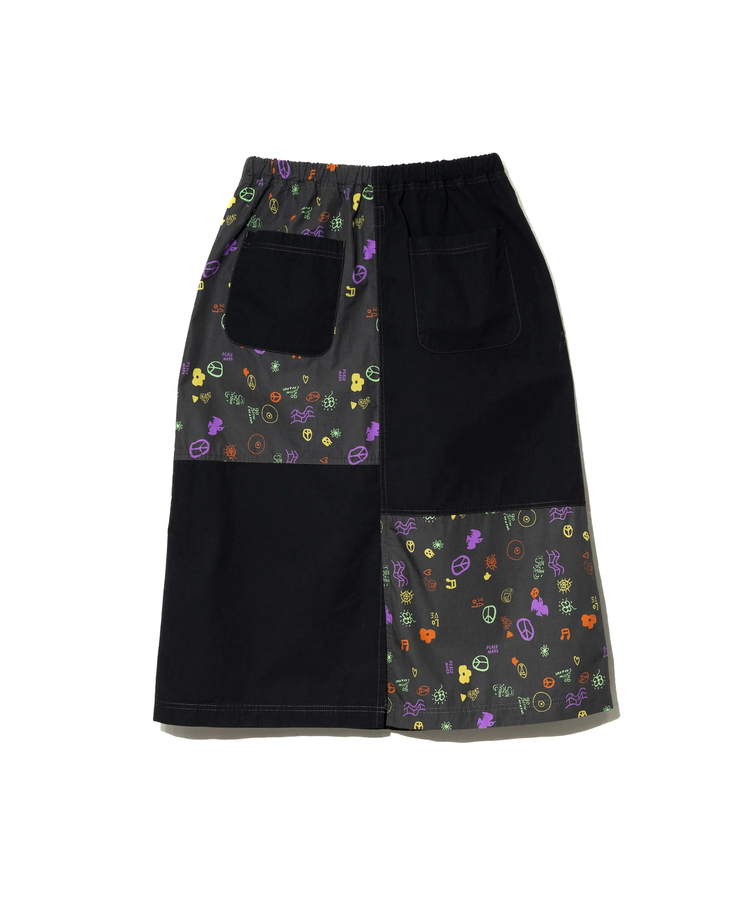 go slow caravan(ゴースローキャラバン) |タイプライタープリント切替スカート (WOMENS)