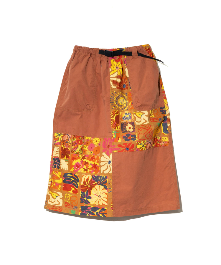 go slow caravan(ゴースローキャラバン) |タイプライタープリント切替スカート (WOMENS)