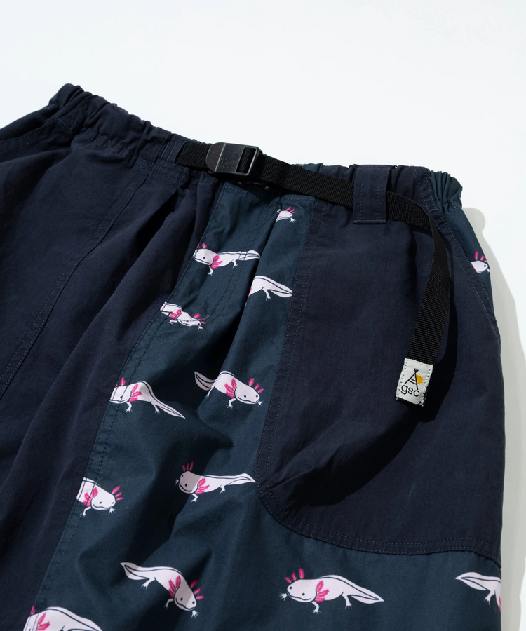 go slow caravan(ゴースローキャラバン) |タイプライタープリント切替スカート (WOMENS)