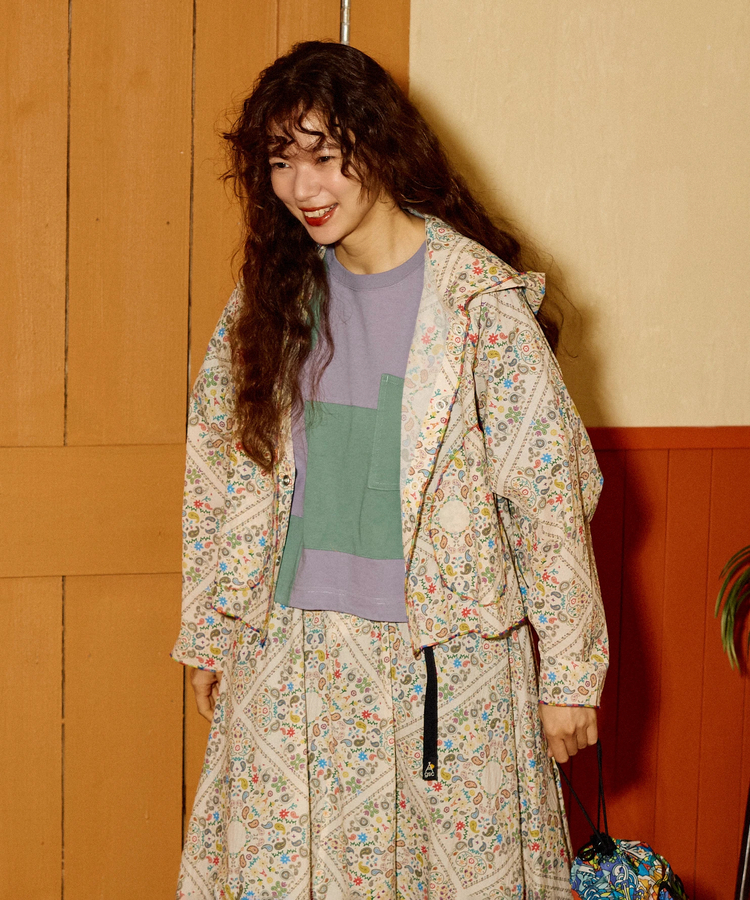 go slow caravan(ゴースローキャラバン) |N/Cペイズリーパーカージャケット (WOMENS)