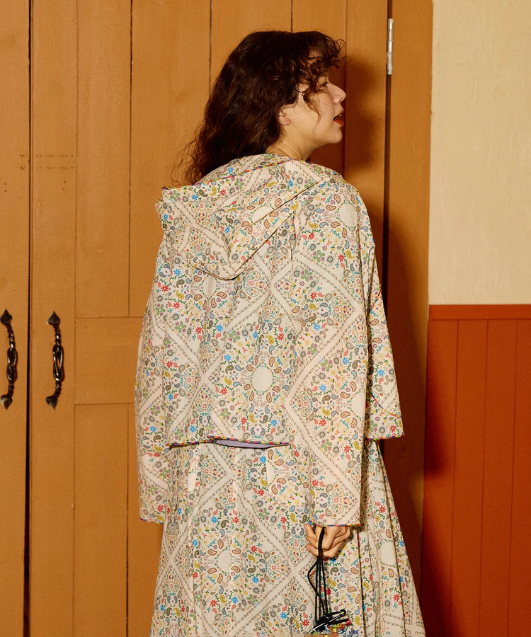 go slow caravan(ゴースローキャラバン) |N/Cペイズリーパーカージャケット (WOMENS)