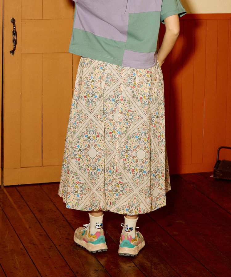 go slow caravan(ゴースローキャラバン) |N/C ペイズリーバルーンスカート (WOMENS)