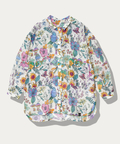 go slow caravan(ゴースローキャラバン) |虫よけハッピーフラワーシースルーシャツジャケット (WOMENS)